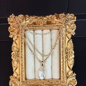 Kendra Scott Gold and Silver Layered Necklace